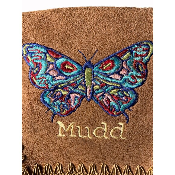 Y2K Mudd Crossbody Crochet Embroidered Butterfly Boho Fairy Festival - Picture 5 of 8